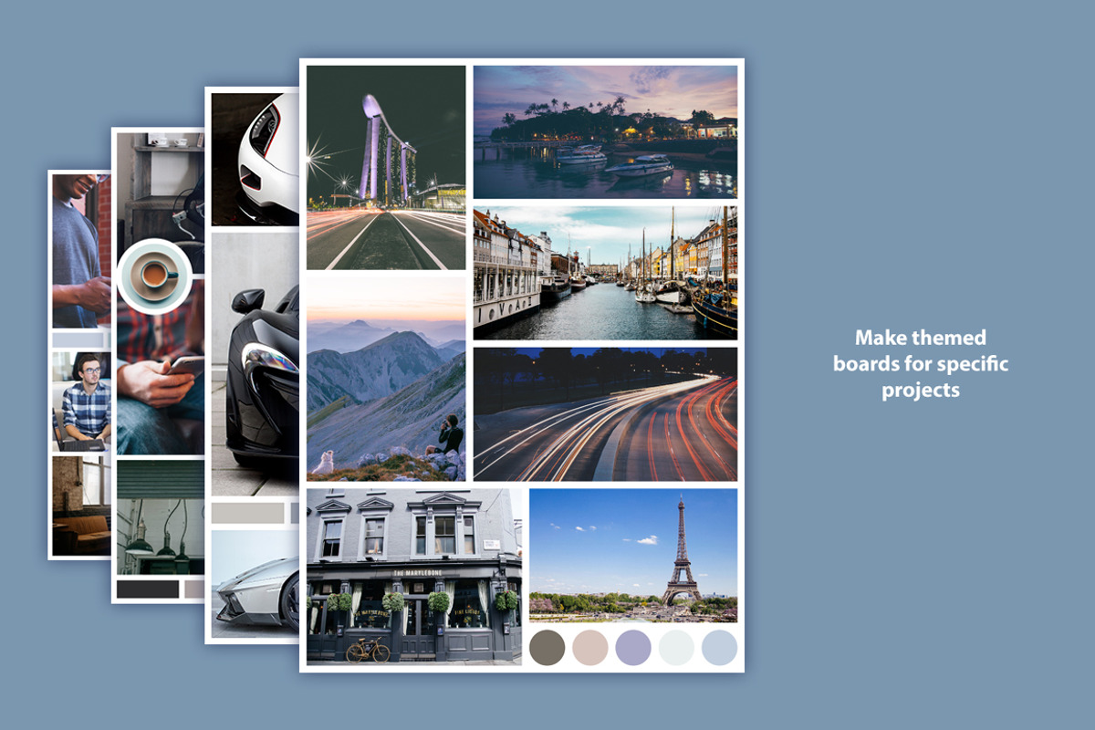 Mood Board Templates, a Books & Magazine Mockup by Web Donut (Photo 5 of 7)