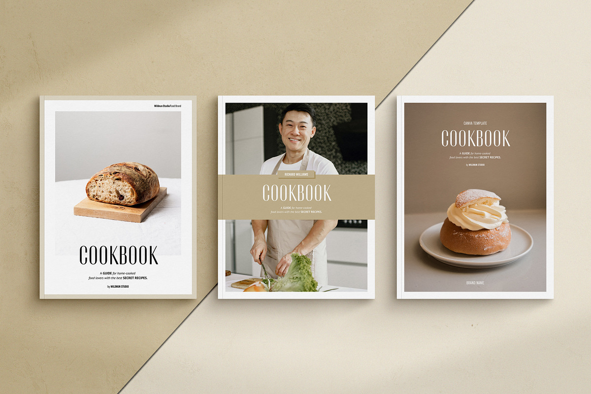 Cookbook / Recipe eBook for Canva, a Magazine Template by Wildnun Studio (Photo 4 of 20)