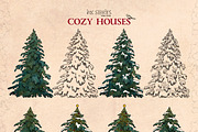 Cozy Houses, an Object Illustration by Ink Stories (Thumbnail 9 of 22)