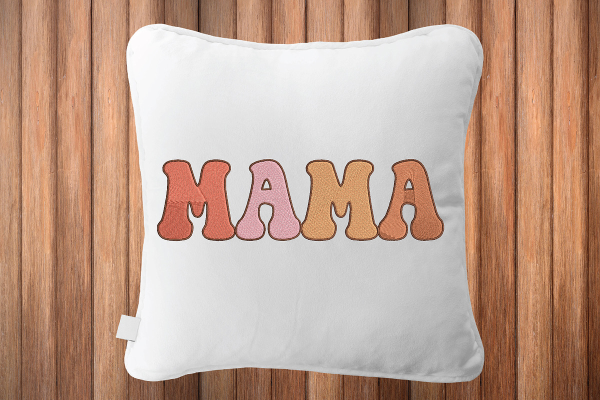 Mama Embroidery Design, an Illustration by CraftArtStudio (Photo 4 of 4)