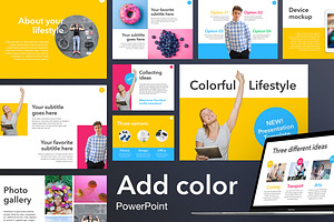 Add Color PowerPoint Template, a Presentation Template by Jumsoft