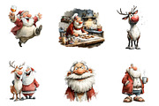 Funny Christmas Reindeer, an Illustration by CreationArt (Thumbnail 3 of 5)