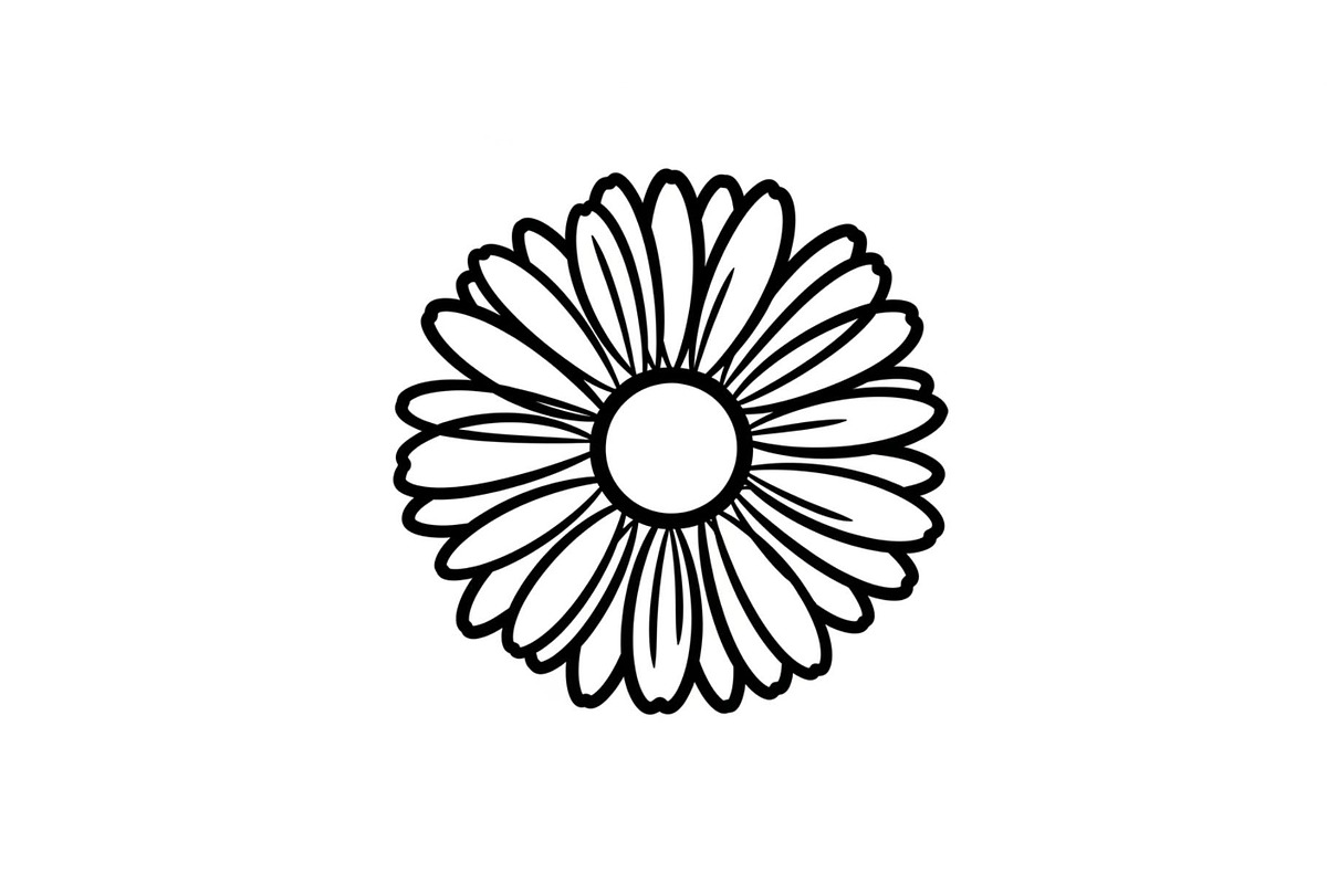 Daisy Flower Line Art Vector Bundle0, an Illustration by jahid234 (Photo 43 of 51)