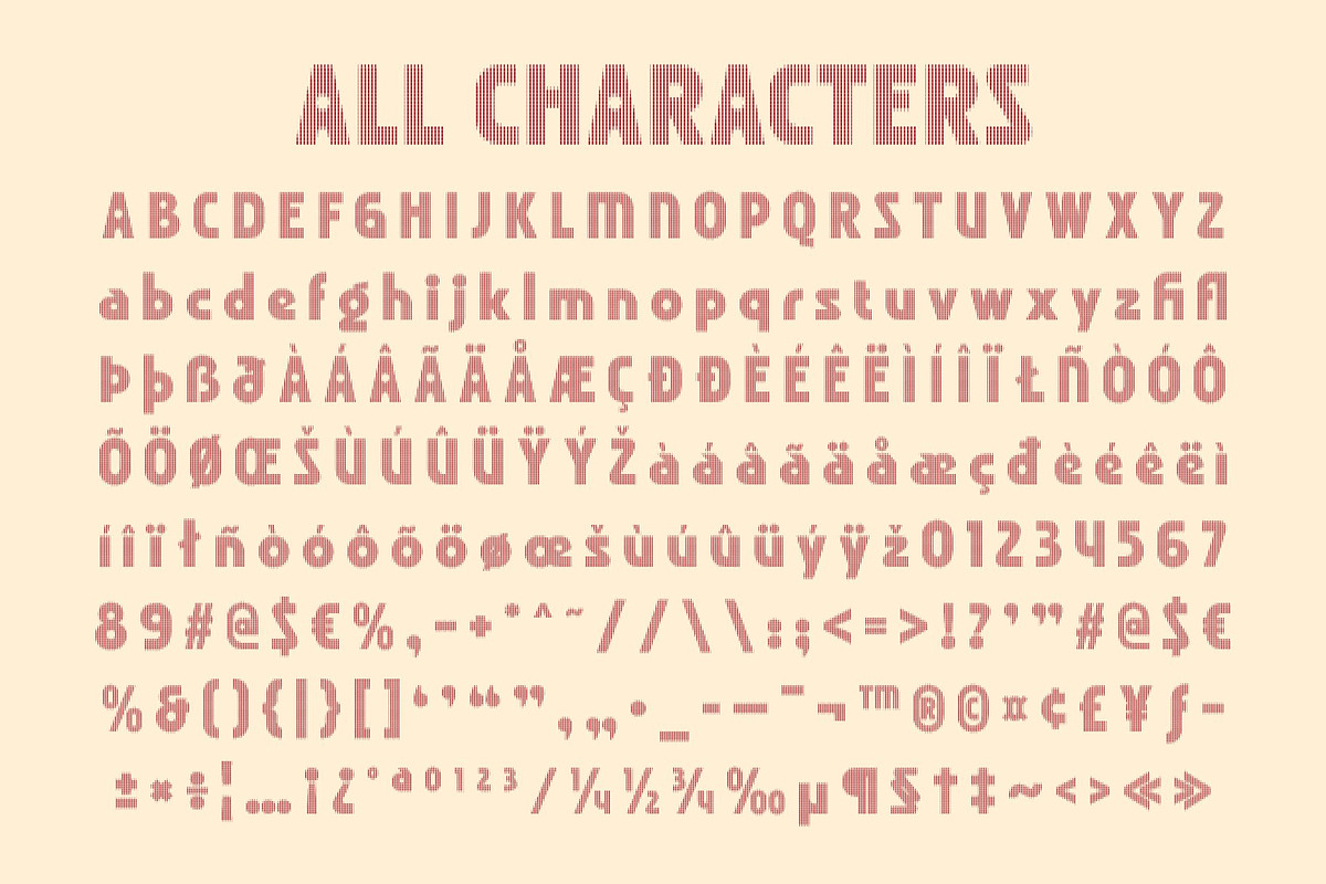 CS Bugle Slitscan, a Sans Serif Font by Craft Supply Co. (Photo 8 of 8)