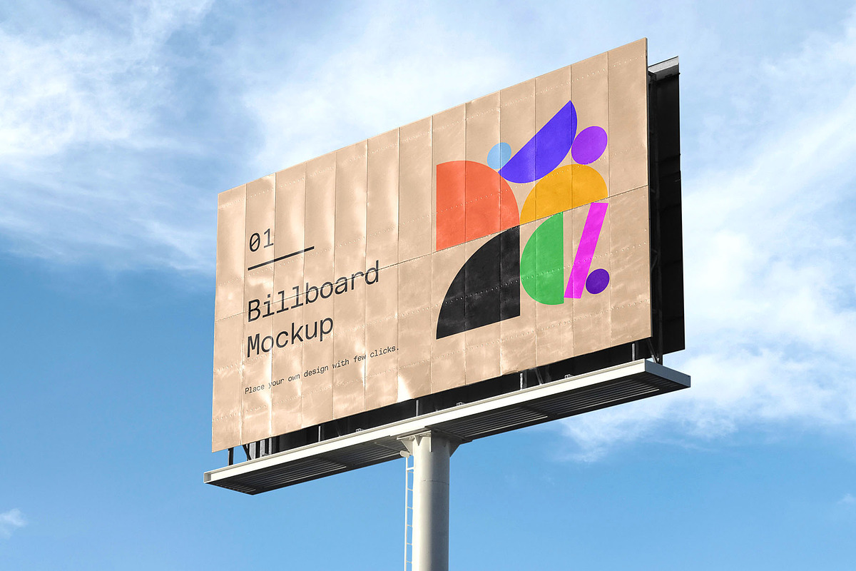 Billboard Poster Street Mockup, an Advertising Mockup by Asylab (Photo 1 of 5)