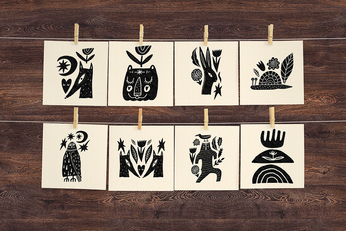 Scandi Beasts Bundle, an Animal Illustration by Annie Konst (Photo 4 of 24)