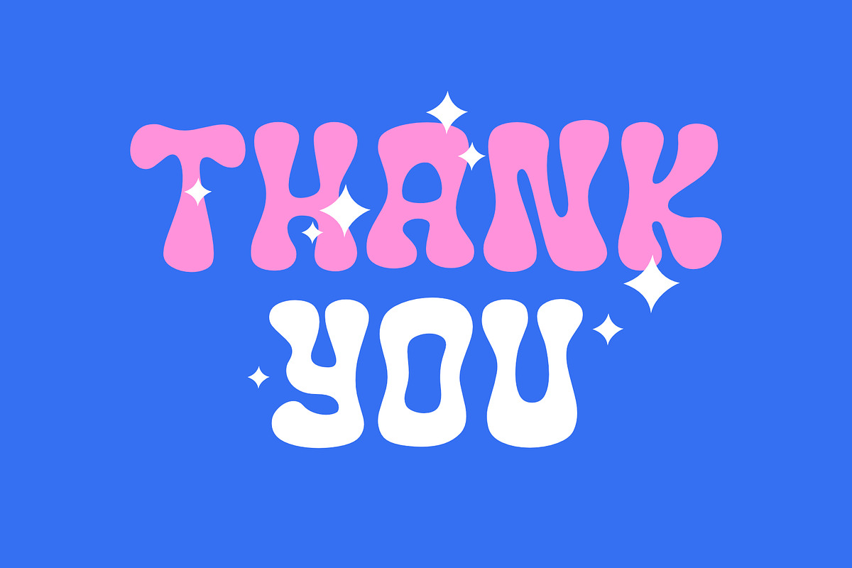 CROFL - Groovy Display Font, a Handwritten Font by Cruizy & Co (Photo 9 of 9)