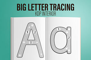 Big Letter Tracing KDP Interior