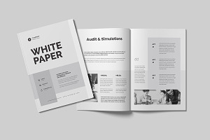 Whitepaper, a Brochure Template by afsar.hossain