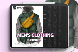 Procreate clothes for men stamps