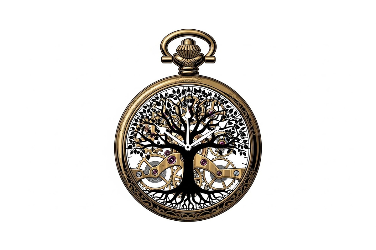 Steampunk Tree of Life Symbol Bundle, an Illustration by yasushie (Photo 17 of 31)