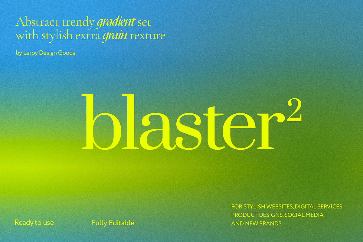 BLASTER 2 - Trendy Gradient Textures, a Texture Graphic by LEROY Design (Photo 4 of 10)