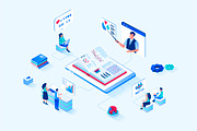 Isometric Web Illustrations, a Templates & Theme by alexdndz (Thumbnail 7 of 31)