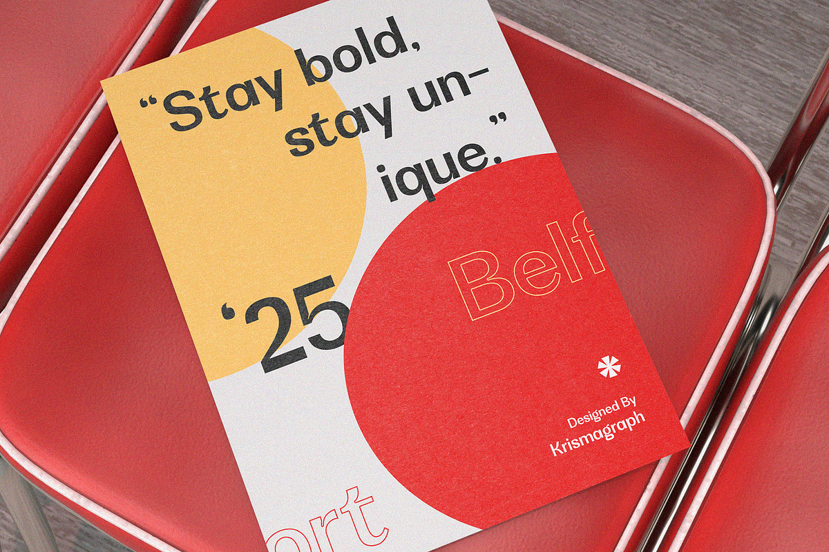 Belfort Bold | Modern Sans, a Sans Serif Font by Krismagraph (Photo 4 of 10)