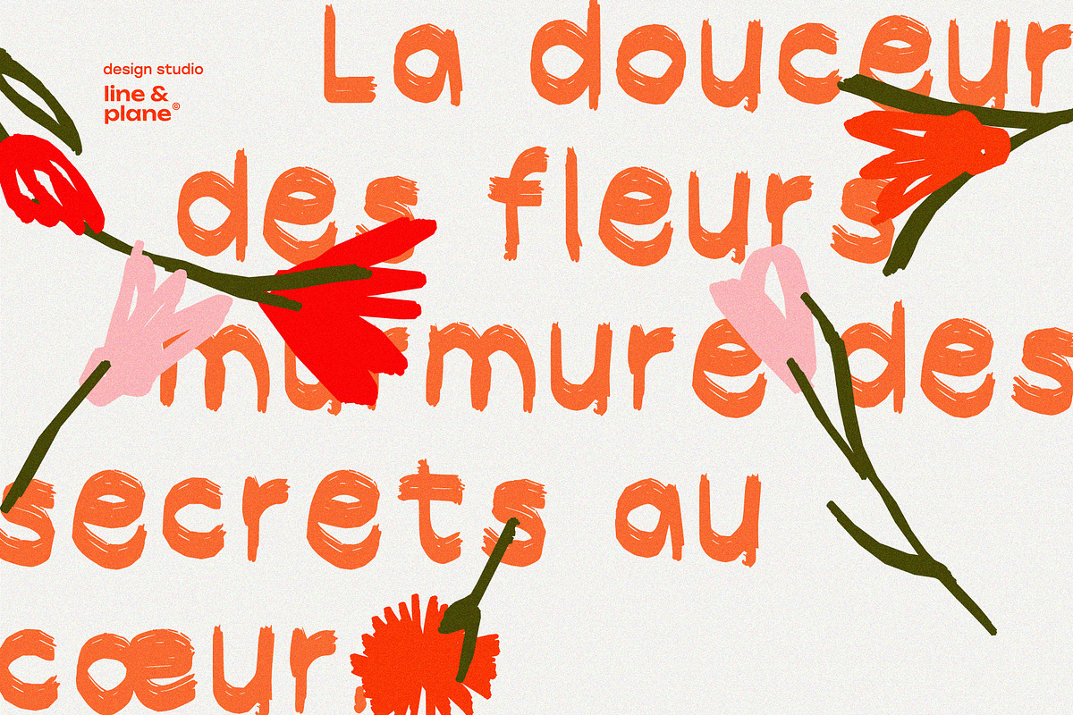 Nattie ABCs - Font Latine & Cyrillic, a Handwritten Font by line & plane (Photo 8 of 9)