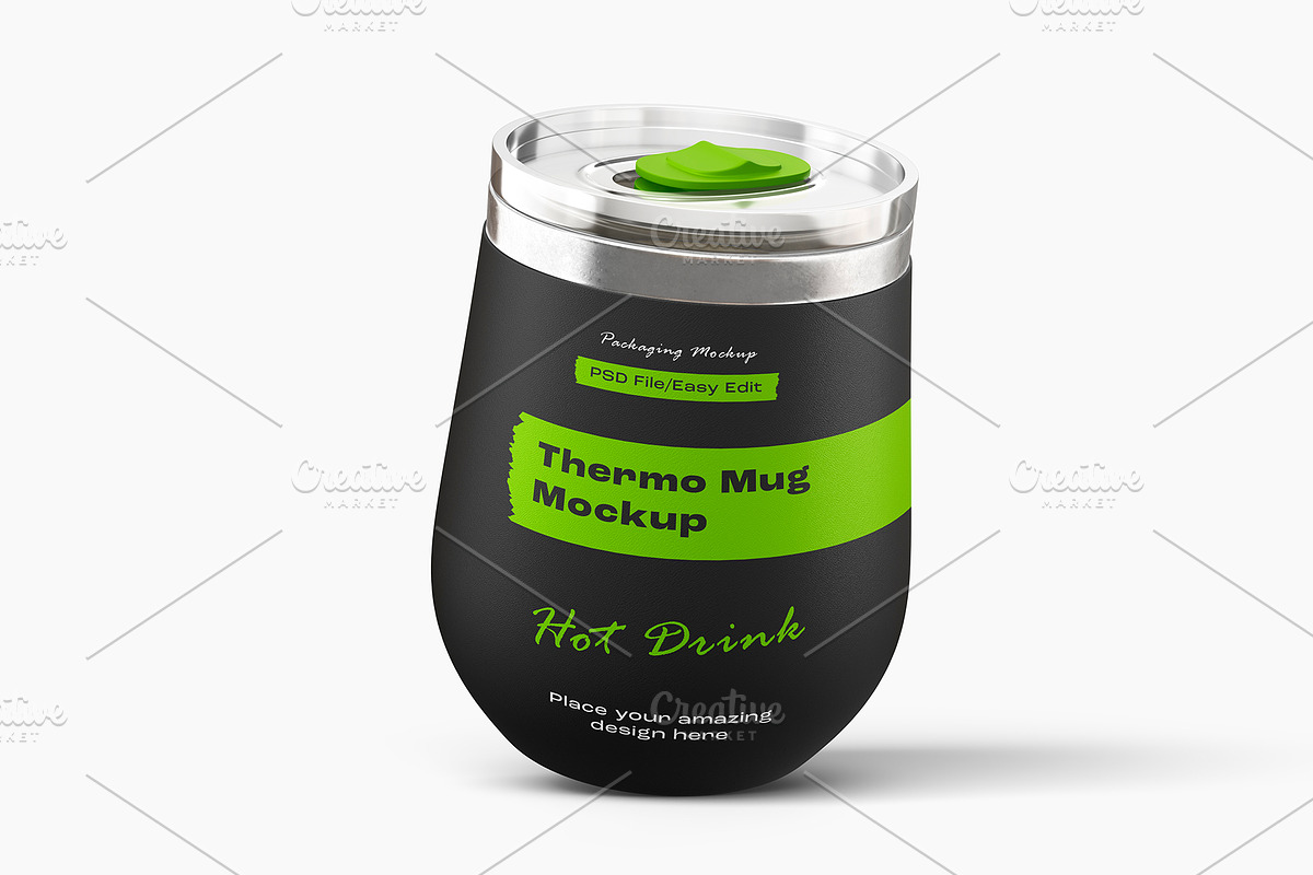 Thermo Mug Mockup Set, a Cups & Container Mockup by ForgeDesign (Photo 4 of 7)