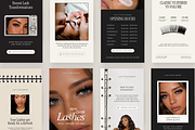 Lash Artist Instagram Story Template, a Social Media Template by Design Lush Studio (Thumbnail 4 of 9)
