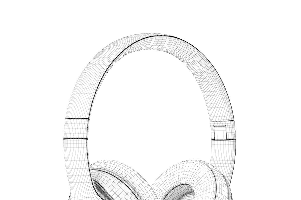 Golden headphones, an Object 3D Model by CGAxis (Photo 4 of 10)