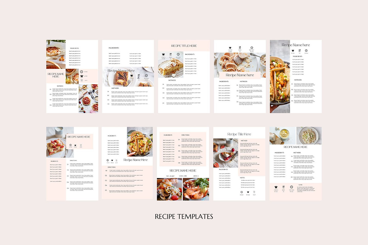 Recipe Book Template Canva 1, a Magazine Template by Deepa Template Studio (Photo 7 of 10)