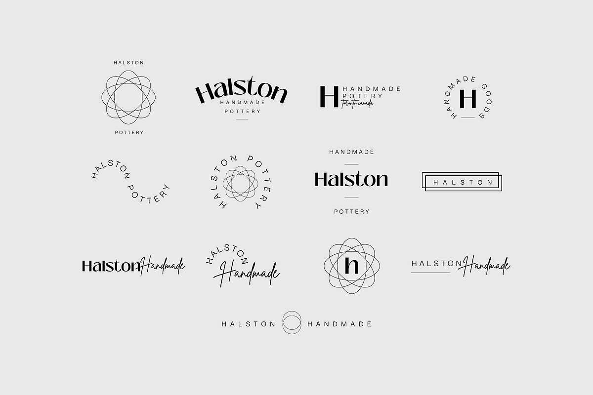 Halston Canva Modern Logo Kit, a Branding & Logo Template by Forth and Wild (Photo 3 of 11)
