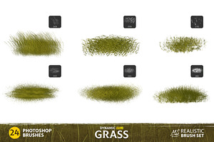 Grass Photoshop Brushes V2