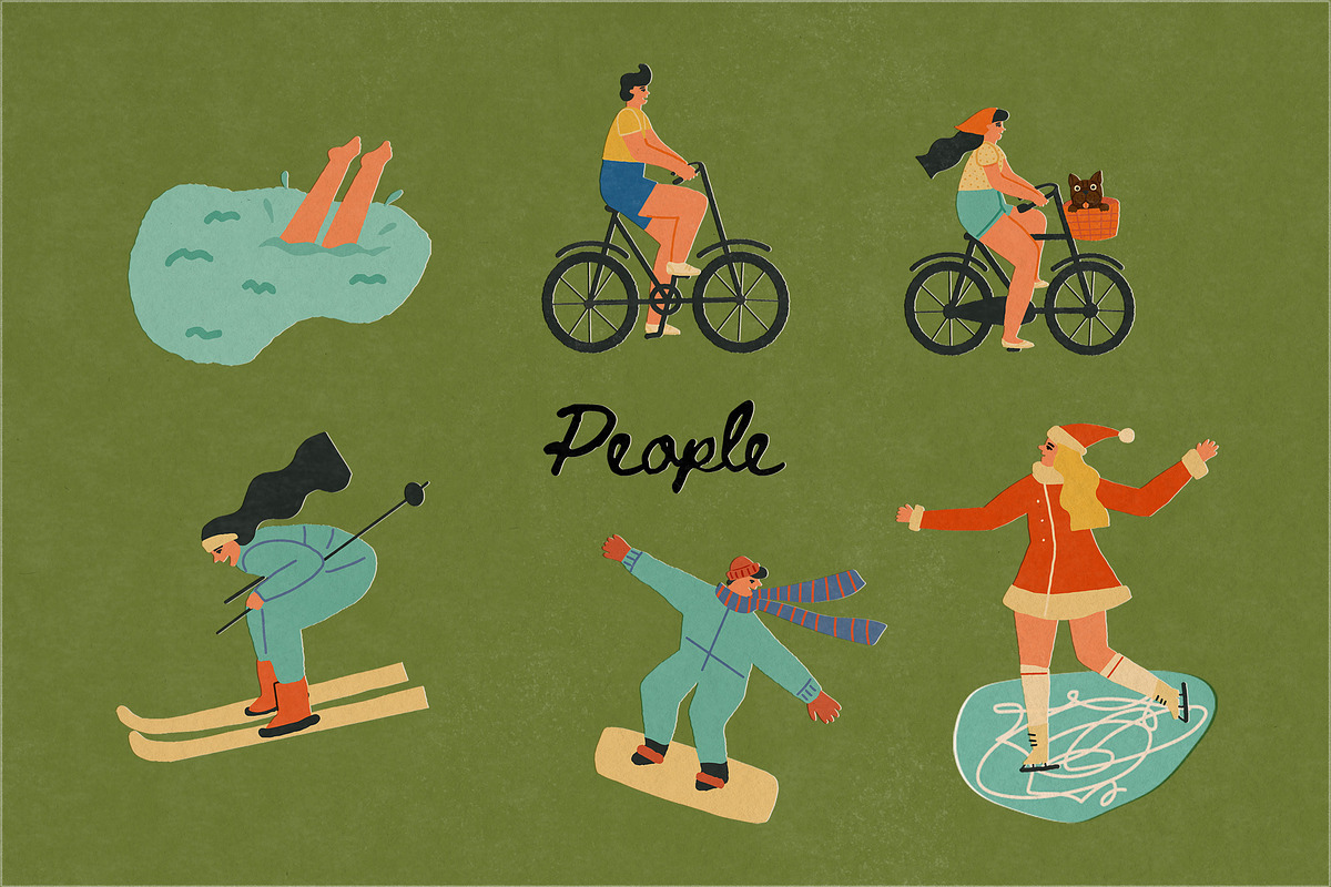 National Park & Camping MAP CREATOR, a Person Illustration by Paper Cherry (Photo 2 of 21)