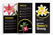 Flowers Trifold Brochure Layout, a Brochure Template by MightyDesign (Thumbnail 4 of 7)