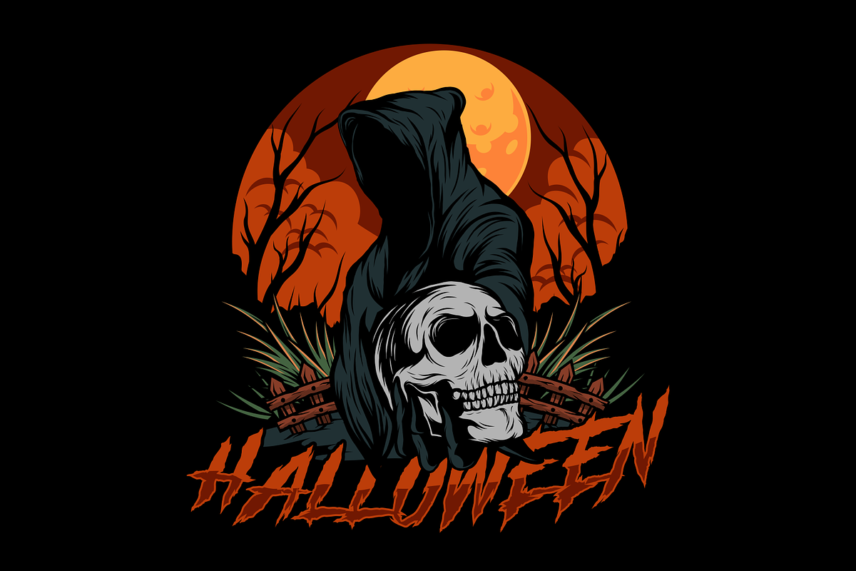Halloween vector illustration, a Decorative Illustration by TFamz