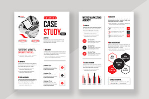 Case Study Layout, a Stationery Template by ContestDesign