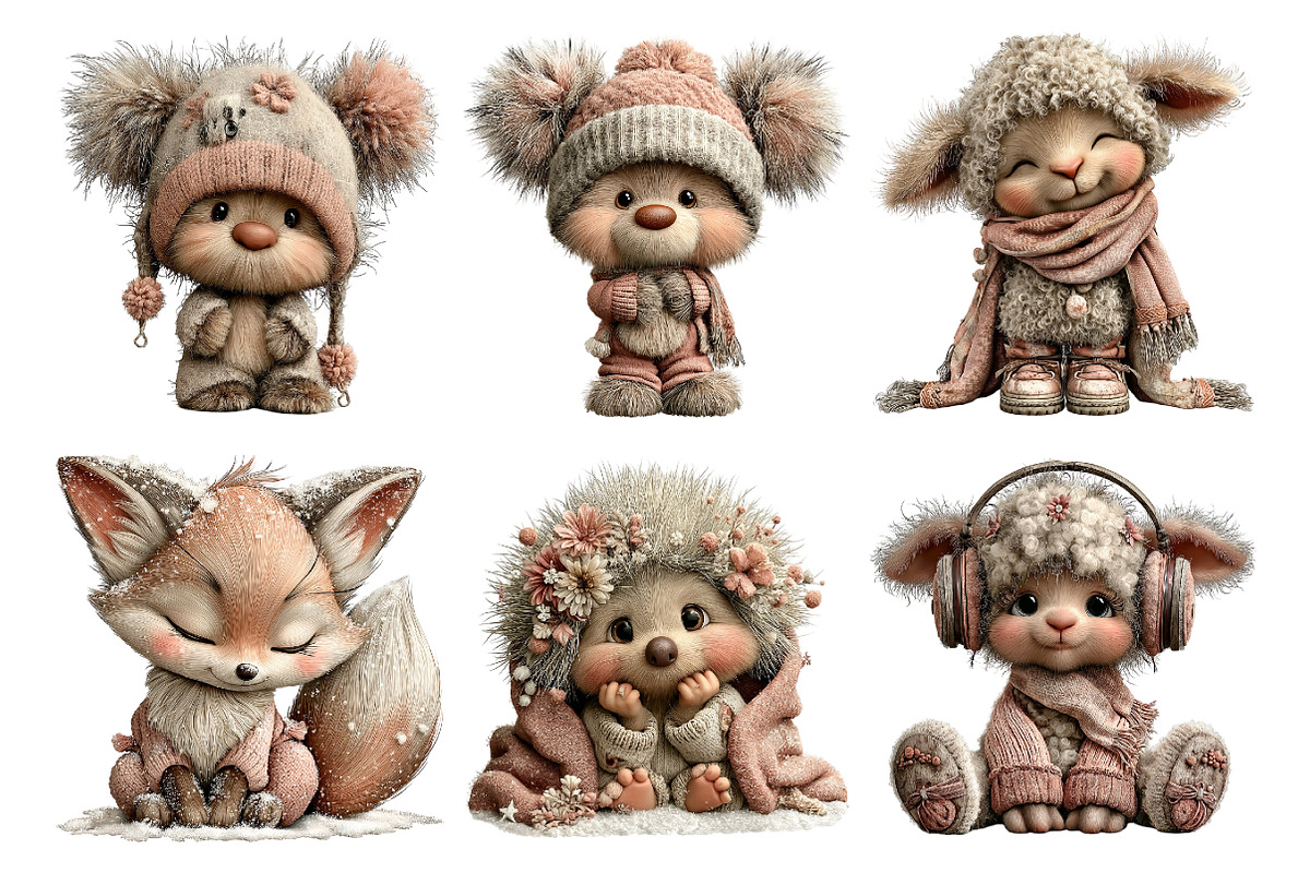 Arctic animals png set, an Illustration by SinaCreation (Photo 3 of 11)