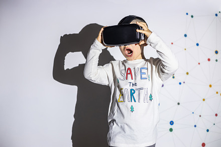 Virtual reality featuring 3d, cyber, and cyberspace