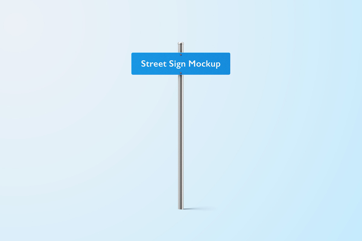Street Direction Sign Mockup Set, a Product Mockup by Deeplab (Photo 7 of 10)