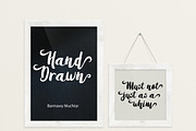 Amulhed Brush, a Script Font by Barland Design (Thumbnail 4 of 6)
