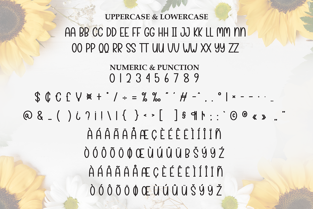 Sunflower | Script Font, a Script Font by Scratchones (Photo 7 of 8)