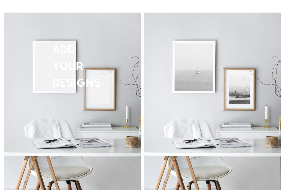 Frame mock up, interior mockup, a Mockup by VISTYLE STUDIO (Photo 2 of 2)