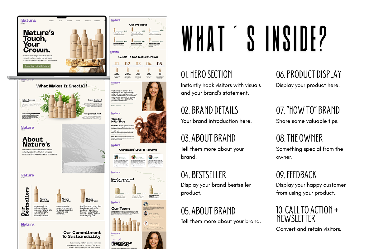 Beauty & Wellness Website Template preview 4