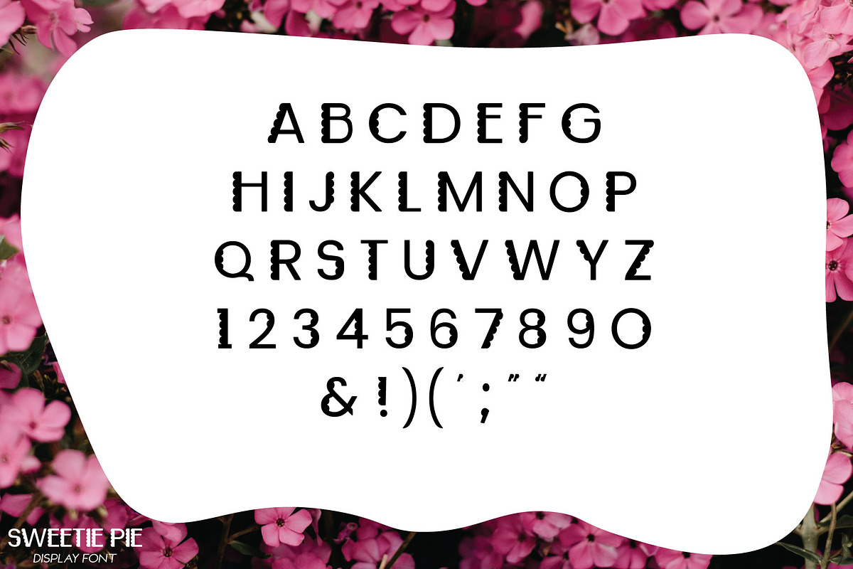 Sweetie Pie Crinkle Cut Display Font, a Font by Kidd Design Co. (Photo 4 of 4)