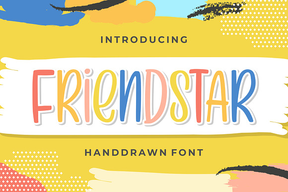 Friendstar - Handdrawn Font preview 8