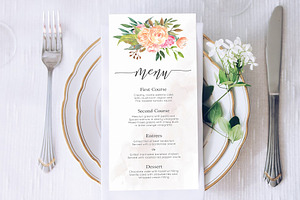 Canva Menu Card