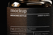 Amber – Medicine Bottle Mockups Trio, a Product Mockup by Zumrod (Thumbnail 2 of 8)