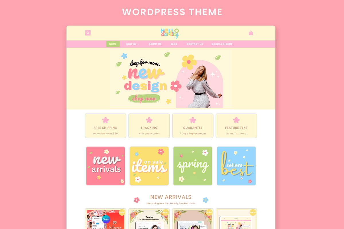 WordPress Templates Spring Colorful, a WordPress Template by Websiteboy (Photo 1 of 10)