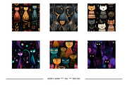 Cat Retro Art Style Patterns, a Pattern Graphic by karenfoleyphoto (Thumbnail 6 of 9)