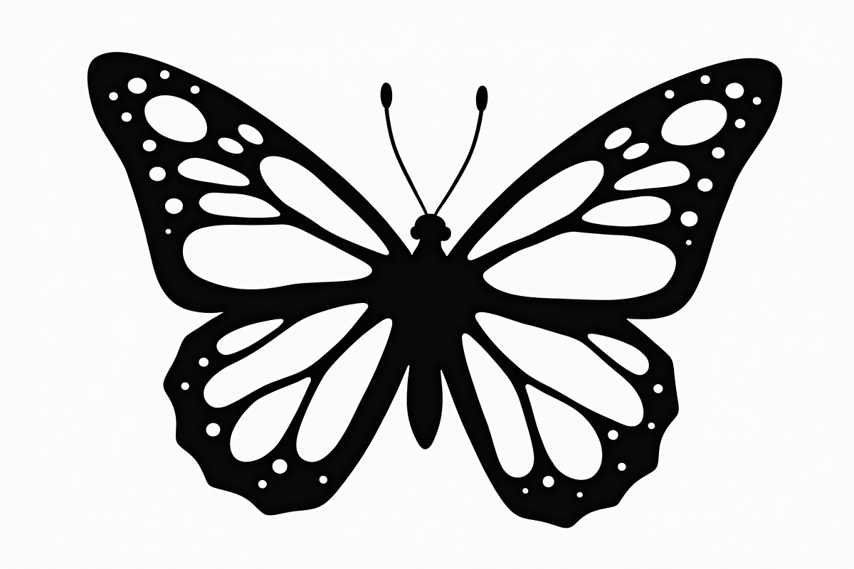 butterfly laser cut design, an Illustration by balal (Photo 10 of 13)