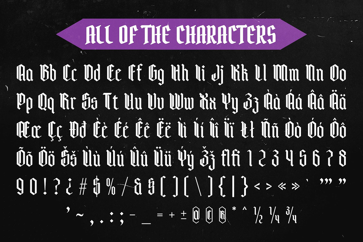 CS Lawson – Gothic Font, a Blackletter Font by Craft Supply Co. (Photo 8 of 8)