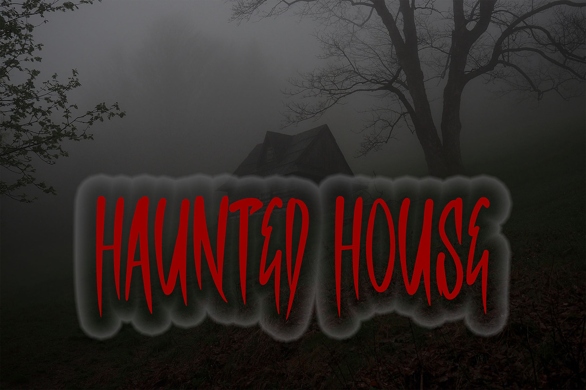 RUMADARAH - Halloween Horror Font, a Font by NTC Graphic (Photo 7 of 9)