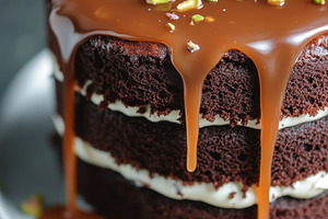 Triple Chocolate Fudge Cake, a Food & Drink Photo by Virgo Studio