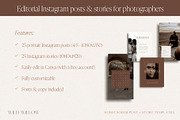 Editorial Photography Insta Bundle, a Social Media Template by Wonderlik Webdesign (Thumbnail 6 of 11)