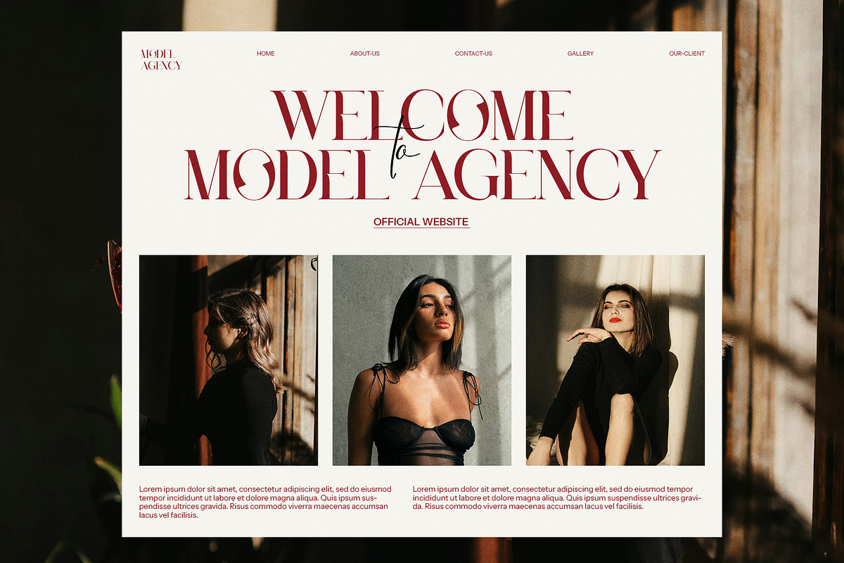 Moniko - Elegant Serif Font, a Serif Font by Graphicxell (Photo 2 of 8)