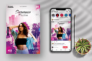 Summer Fusion Event Flyer Template, a Flyer Template by PixelsDesign (Thumbnail 2 of 4)