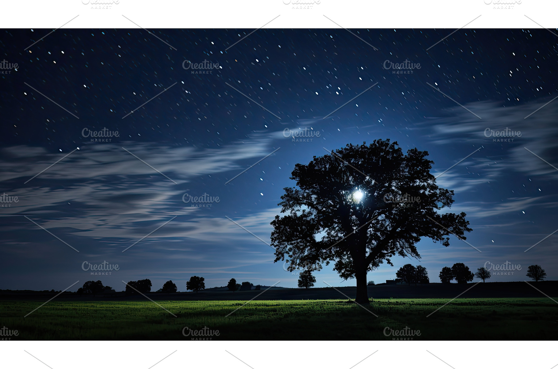 celestial stars moon ai generated, a Nature Photo by pikepicture